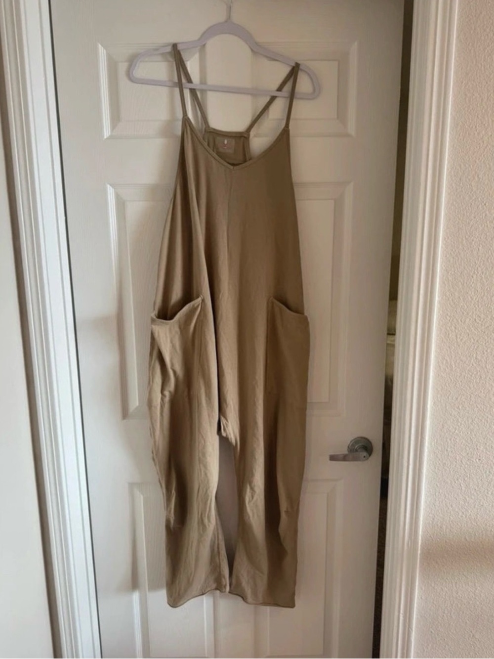 Tan Free People Hot Shot Onesie